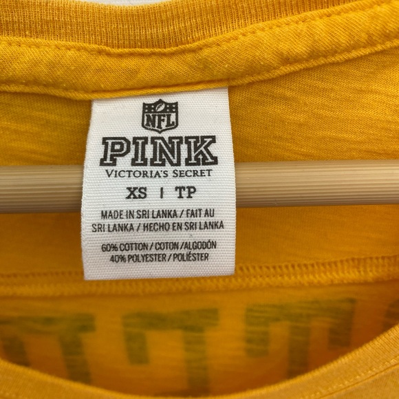 Pink Victoria’s Secret NFL Pittsburgh Steelers T-shirt XS - Picture 4 of 4